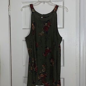 Torrid Floral Tank- Blouse Material